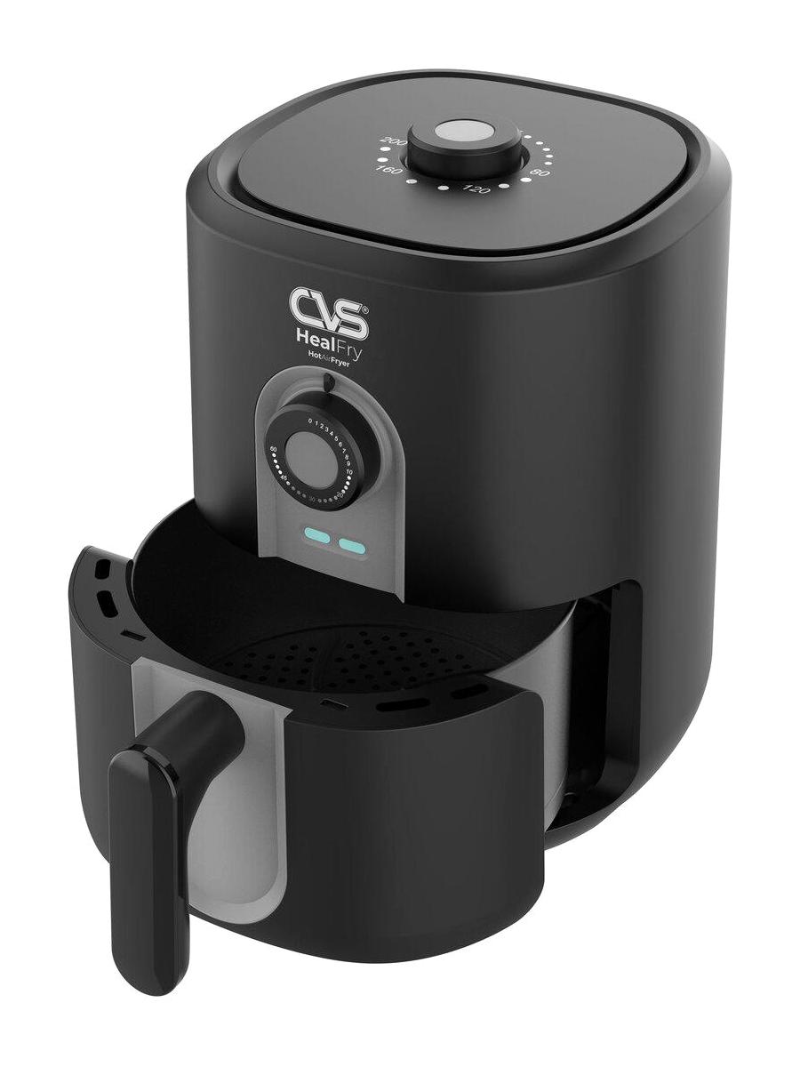 Cvs Dn-1017 Healfry Airfryer 5.5 lt Tek Hazneli Led Ekranlı Yağsız Sıcak Hava Fritözü Siyah