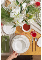 Emsan Olivia 60 Parça 12 Kişilik Bone China Porselen Yuvarlak Yemek Takımı