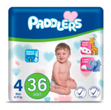 Paddlers 4 Numara Bantlı Bebek Bezi 36'lı