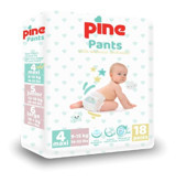 Pine 4 Numara Külot Bebek Bezi 18'li