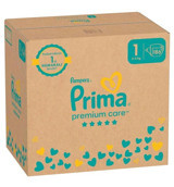 Prima Premium Care 1 Numara Bantlı Bebek Bezi 186'lı