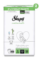 Sleepy Natural 5 Numara Bantlı Bebek Bezi 116'lı