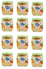 Hero Baby Tahılsız Glutensiz Muzlu Şeftali Kavanoz Maması 12x125 gr