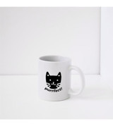Tabby Design Kedi Baskılı Hediyelik Kupa A