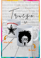 Truego Baskılı Kupa Bardak Seramik Mug - Bonus Ve Yıldız