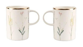Porland Botanical Desen10 2'Li Kupa 340 Cc