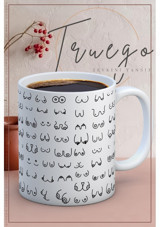 Truego Baskılı Kupa Bardak Seramik Mug - Meme