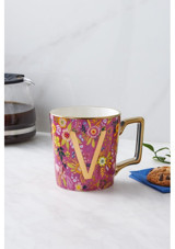 Karaca Flower V Harfli Kupa 350 ml
