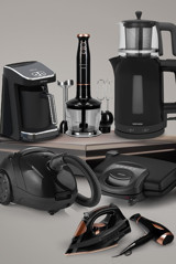Goldmaster Fullblack 33 Parça Elektronik Çeyiz Seti Siyah