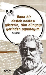 Bana Bir Destek Noktası Gösterin Tüm Dünyayı Yerinden Oynatayım Arşimet Gece Kitaplığı
