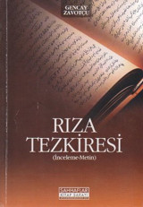 Rıza Tezkiresi Gencay Zavotçu Sahhaflar Kitap Sarayı