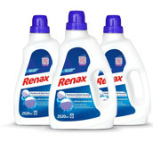 Renax Beyazlar ve Renkliler İçin Sıvı Deterjan 3x2.52 lt