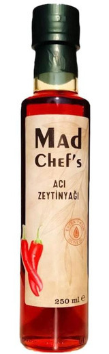 Mad Acılı Organik Polifenolsüz Cam Sızma Zeytinyağı 250 ml