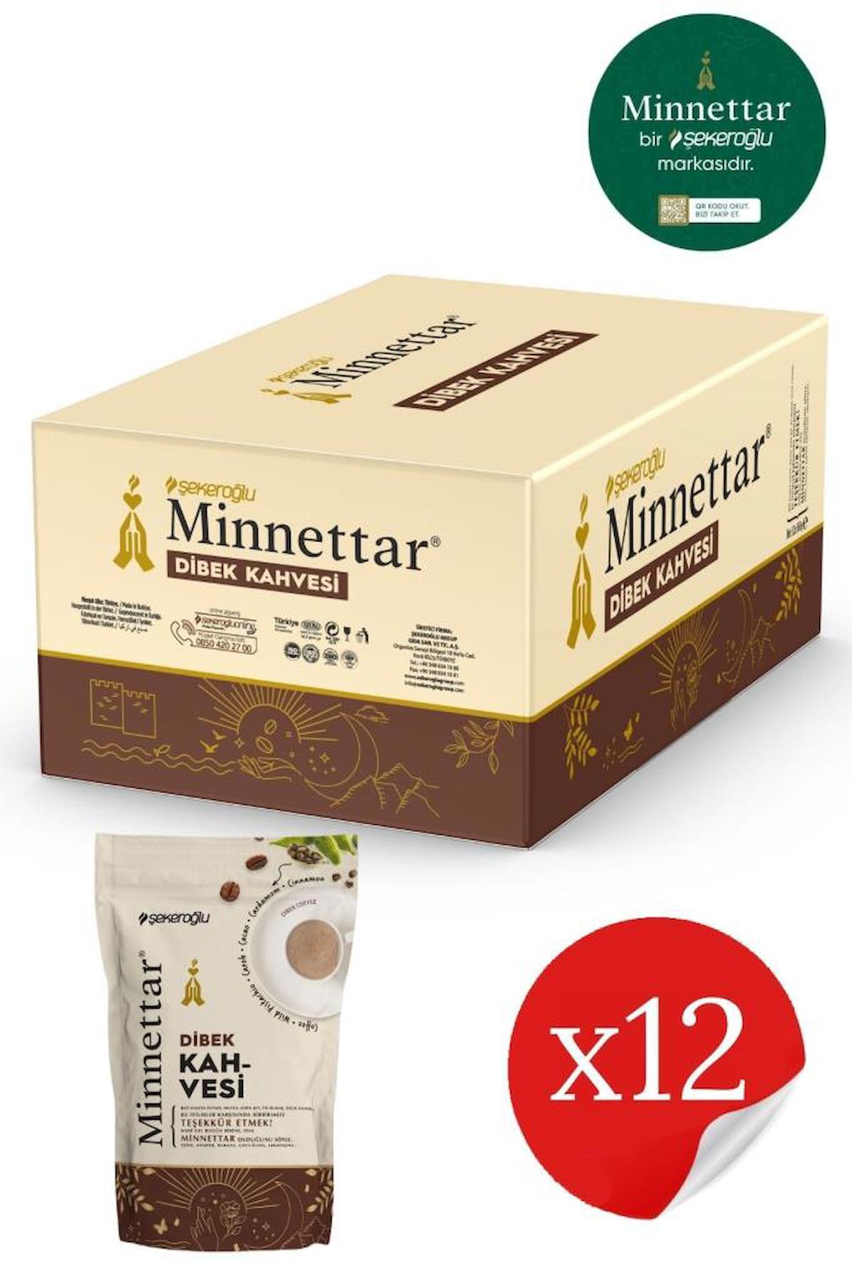 Şekeroğlu Minnettar Dibek Sade Türk Kahvesi 12x165 gr