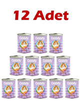 Goody Yetişkin Kısırlaştırılmış Somon Jöleli-Parça Etli Yaş Kedi Maması 12x400 gr