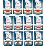 Purina Gourmet Yetişkin Sığır Etli Parça Etli-Soslu Yaş Kedi Maması 12x85 gr