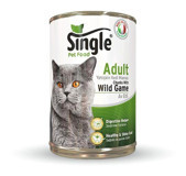 Single Yetişkin Av Hayvanı Yaş Kedi Maması 415 gr