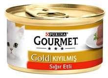 Purina Gourmet Gold Yetişkin Sığır Etli Parça Etli Yaş Kedi Maması 85 gr