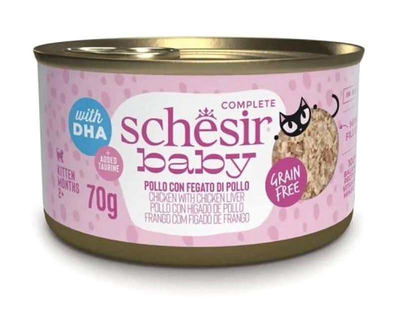 Schesir Yavru Ciğer-Tavuk Yaş Kedi Maması 70 gr