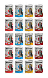 Foodline Yetişkin Karışık Parça Etli Yaş Kedi Maması 20x400 gr