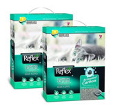 Reflex Topaklanan İnce Taneli Aktif Karbonlu Bentonit Kedi Kumu 2x10 lt