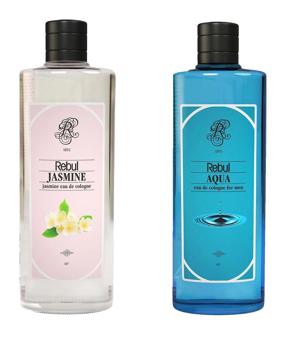Rebul Yasemin-Yeşil Yaprak Cam Şişe Kolonya 2x250 ml