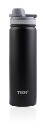 Tyeso Racket Paslanmaz Çelik 750 ml Outdoor Termos Siyah