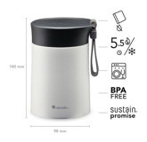 Aladdin Bistro Thermavac Paslanmaz Çelik 0.4 lt Outdoor Termos Beyaz