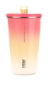 Tyeso Candy Tumbler Paslanmaz Çelik 600 ml Outdoor Termos Pembe