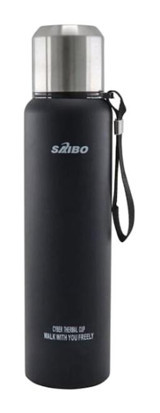 Cooker Saibo Yk-1150 Çelik 1 lt Outdoor Termos Siyah