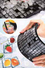 Evikonu Kare Şekilli Silikon Mini Renkli Buz Kalıbı