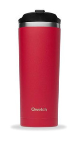 Qwetch Qm6097 Paslanmaz Çelik 470 ml Outdoor Termos Kırmızı