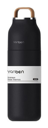 Yystore Paslanmaz Çelik 0.5 lt Outdoor Termos Siyah