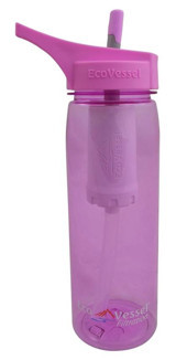 Eco Vessel Tritan Plastik 0.75 lt Outdoor Termos Pembe