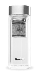 Qwetch Qt5020 Paslanmaz Çelik 0.32 lt Outdoor Termos Şeffaf
