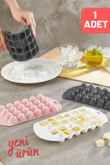 Ongu Home Piramit Şekilli Silikon Renkli Buz Kalıbı