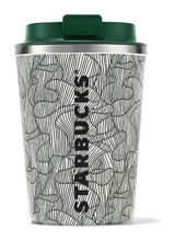 Starbucks Desenli Paslanmaz Çelik 0.35 lt Outdoor Termos Yeşil