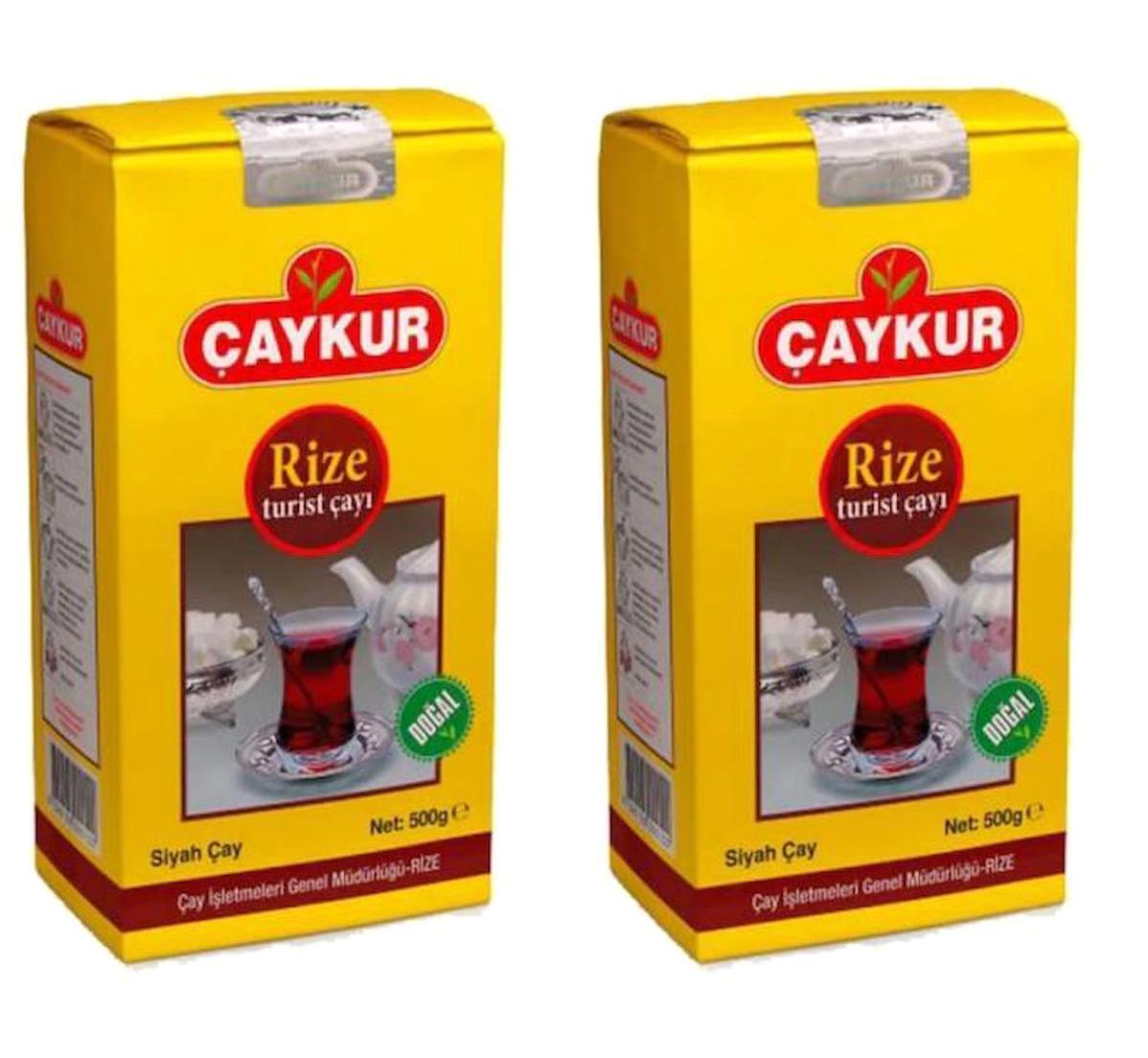 Çaykur Rize Turist Yaprak Dökme Çay 2 Paket 500 gr