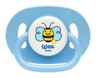 Wee Baby 0-36 Ay Delikli Kiraz Uçlu Silikon Emzik Mavi