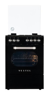Vestel SF 8400 Retro 66 lt Ocaklı Analog Retro Solo Fırın Siyah