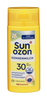 Sun Ozon 30 Faktör Hassas Ciltler İçin Nemlendirici Aydınlatıcı Suya Dayanıklı Yüz Güneş Sütü 50 ml