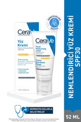Cerave 50 Faktör İçin Nemlendirici Suya Dayanıklı Yüz ve Vücut Güneş Kremi 52 ml