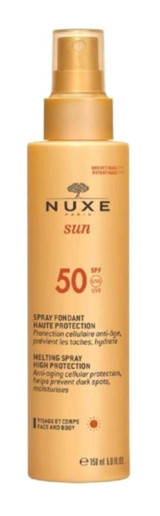 Nuxe 50 Faktör Tüm Ciltler İçin Nemlendirici Suya Dayanıklı Yüz Güneş Kremi 150 ml