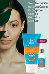 Sowell 50 Faktör İçin Leke Karşıtı Nemlendirici Yaşlanma Karşıtı Suya Dayanıklı Yüz ve Vücut Güneş Kremi 28 ml