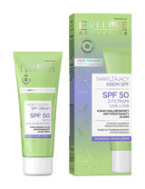 Eveline Cosmetics 50 Faktör İçin Leke Karşıtı Nemlendirici Yaşlanma Karşıtı Suya Dayanıklı Yüz ve Vücut Güneş Kremi 50 ml