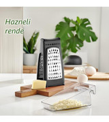 Porsima Hazneli Paslanmaz Çelik Rende
