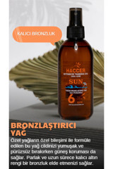 Haccer Yoğun 6 Faktör Vücut İçin Bronzlaştırıcı Yağ 150 ml