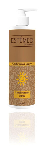 Estemed Simli Vücut İçin Güneşsiz Bronzlaştırıcı Sprey 150 ml