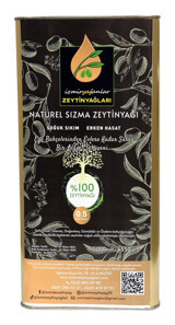 İzmir Zeytinyağları Soğuk Sıkım Soğuk Sıkım Teneke Sızma Zeytinyağı 5 lt