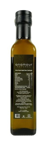 Anamour Soğuk Sıkım Cam Zeytinyağı 250 ml